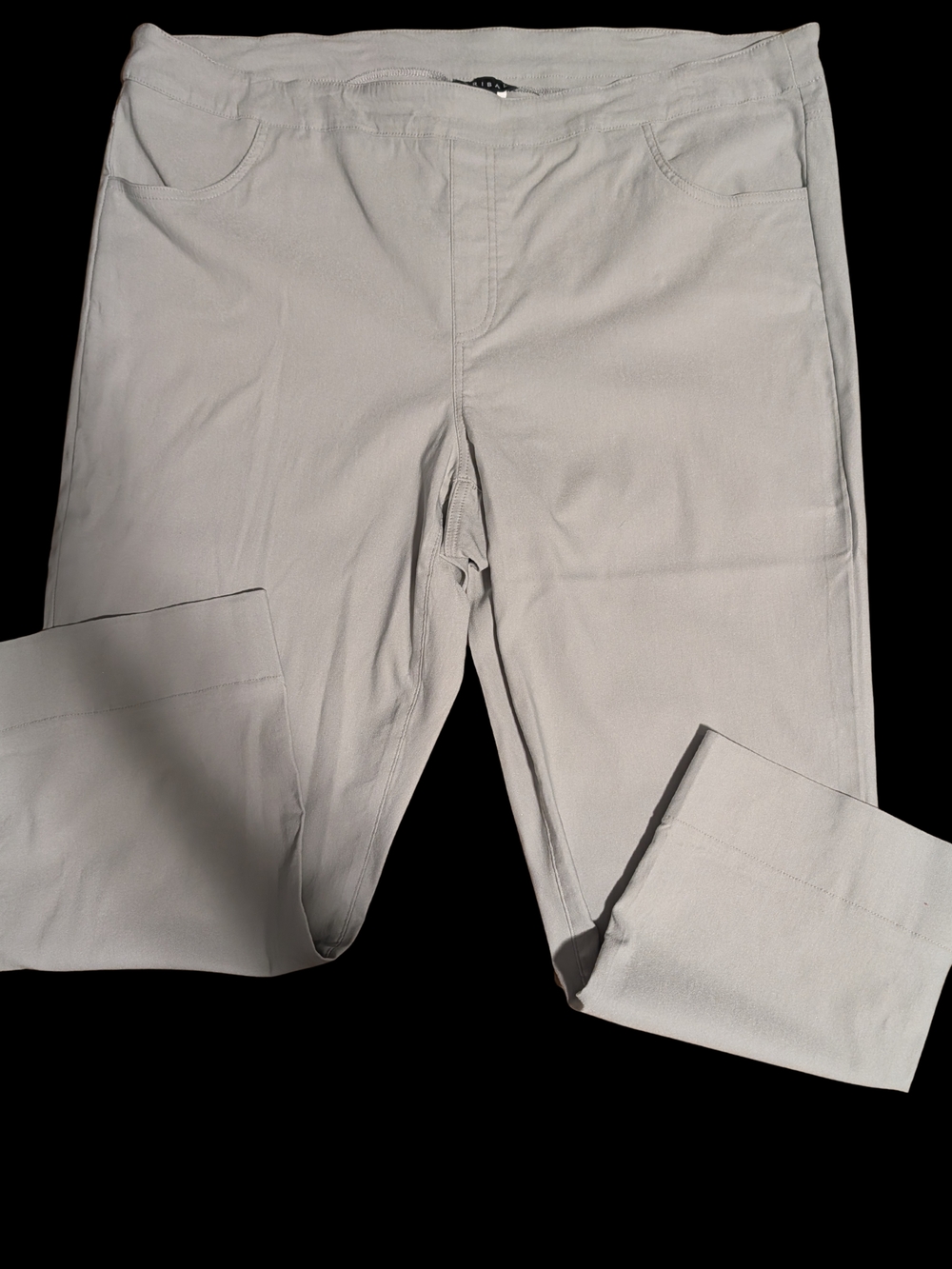 Tribal Ankle Pants in Light Beige